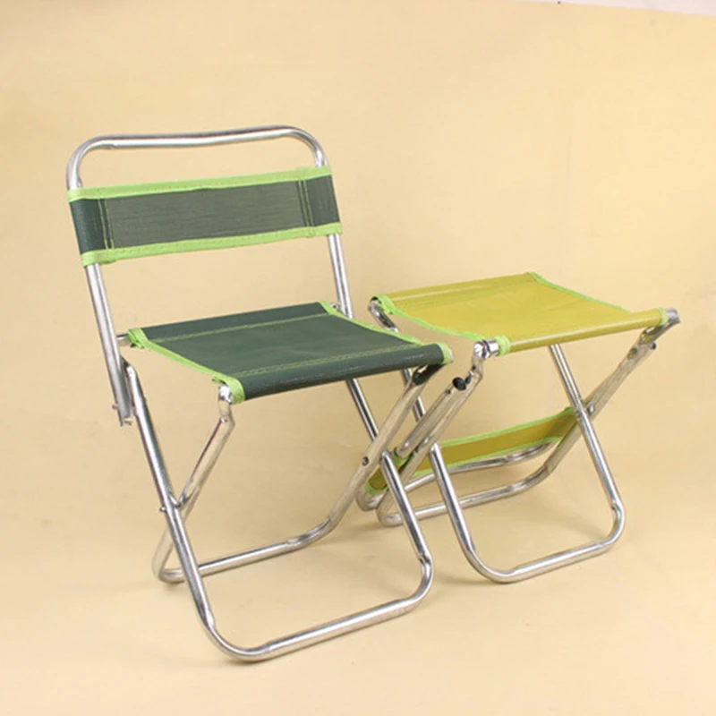 

Foldable Outdoor Portable With Backrest Stool Small Chair Fishing chair