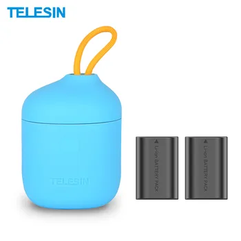 

TELESIN 3 In 1 Camera Battery Charger with SD Card Reader+Storage Carrying Charging Case for LP-E6 for Canon 80D 70D 60D 5D EOS