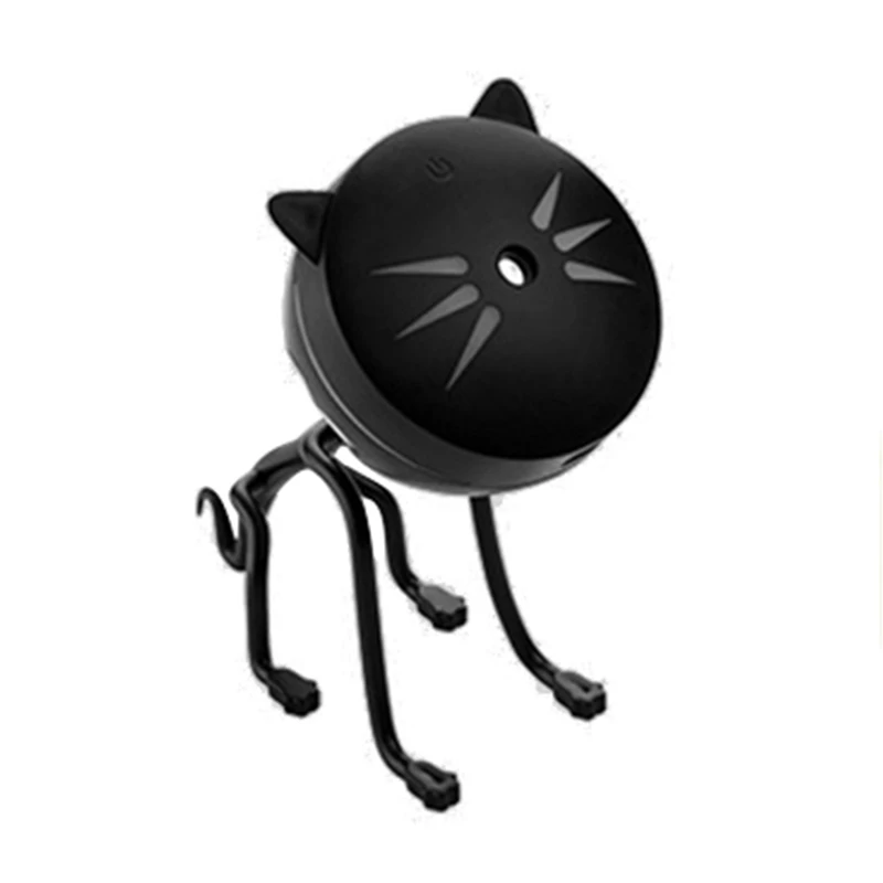 HOME 150ML портативный милый кот USB светодиодный светящийся увлажнитель воздуха с