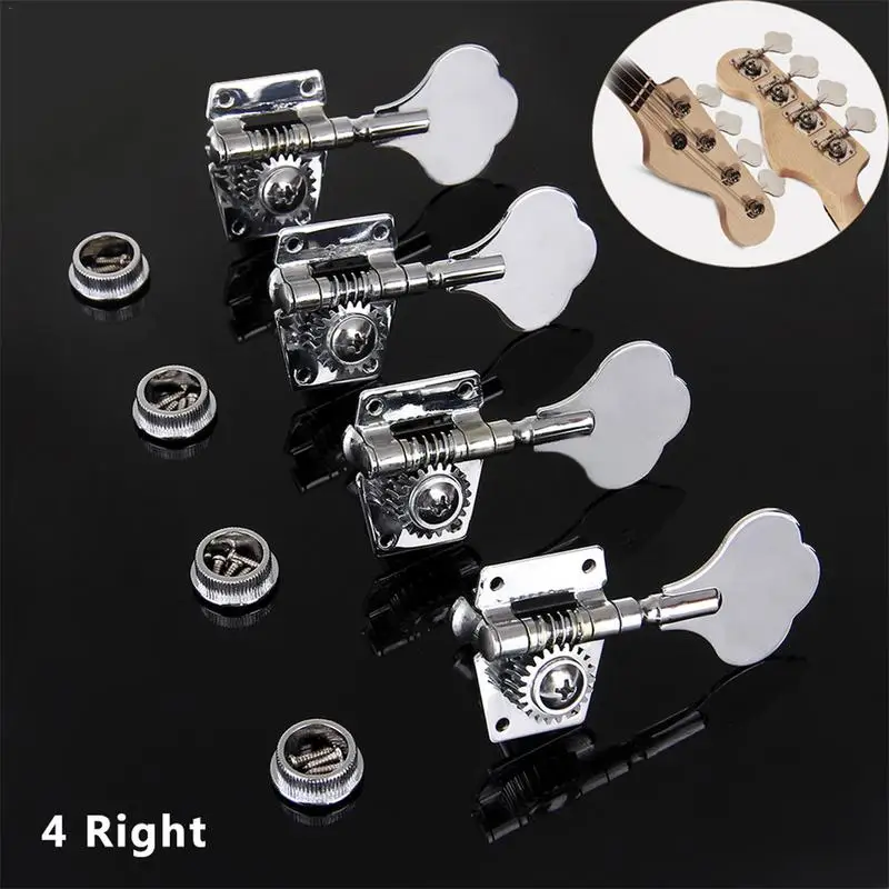 Steel Vintage Jazz Precision Bass Tuning Pegs Open Geared Bass Tuners Machine Head in Guitar