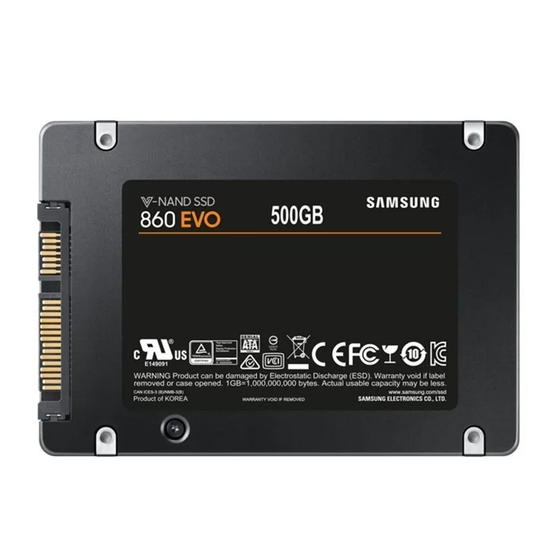 Samsung 860 Evo Ssd 250 ГБ 500 ГБ 1 ТБ Жесткий Диск Внутренний твердотельный накопитель Hdd Sata3 2,5 дюймов ноутбук ПК диск Hd Is Ssd