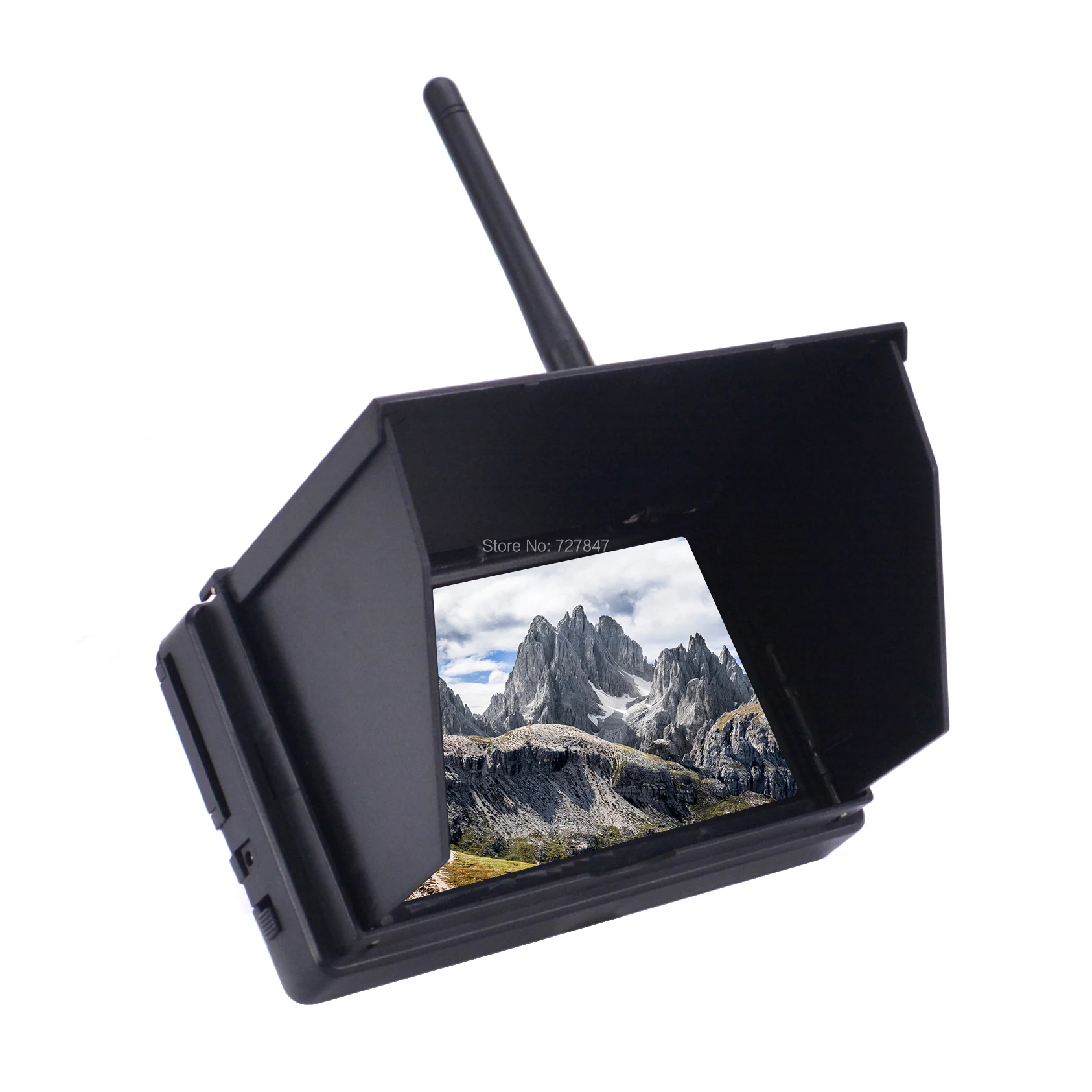 ЖК монитор ресивера NTSC/PAL 4 3 дюйма 5 8 ГГц 48 каналов 480x22 пикселей 16:9 автоматический