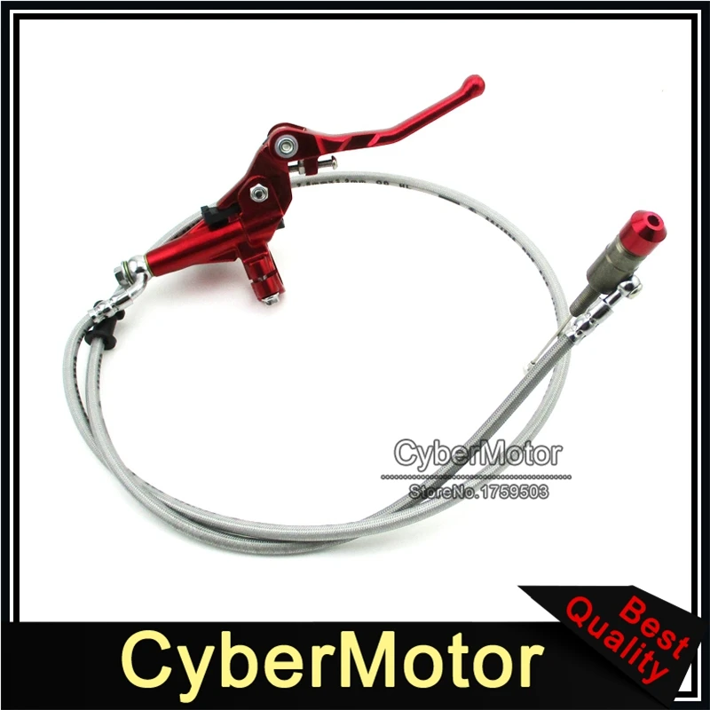 Red 900mm Hydraulic Handle Clutch Lever Master Cylinder For Pit Dirt Motor Bike Motorcycle Motocross XR CRF CR KLX