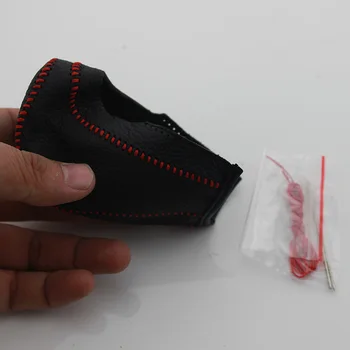 

My Good Car Black Leather Car Gear Head Shift Knob Protection Cover Case For Chevrolet Chevy Cruze 2009 - 2014 Accessories