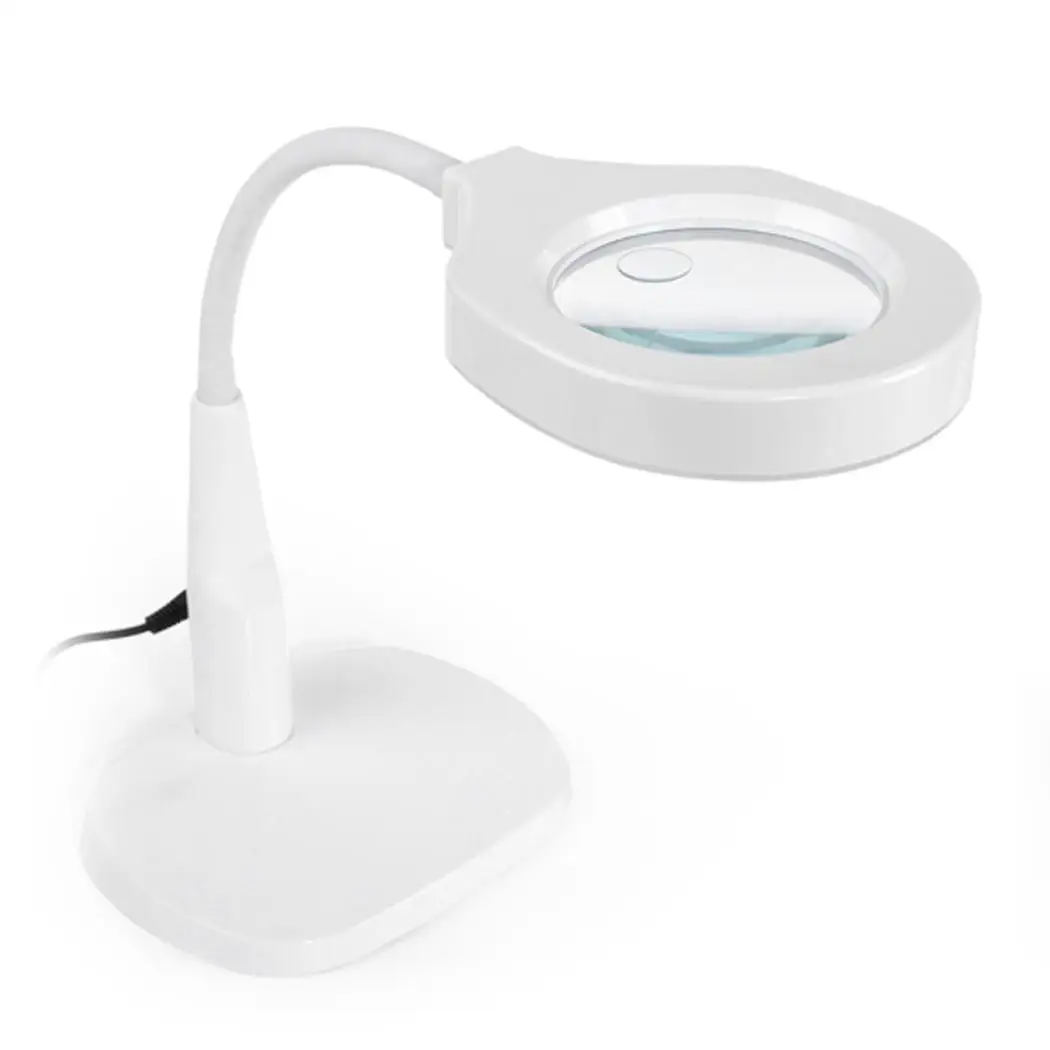 

Detachable Reading LED Illuminated Desk Magnifier Non Dimming/PWM 25000H Single Point Touch Capacitive Switch