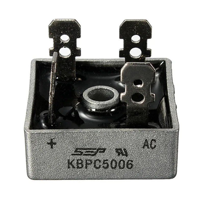 KBPC5006 электрический мост выпрямитель 50A Amp 600V металлический чехол управления