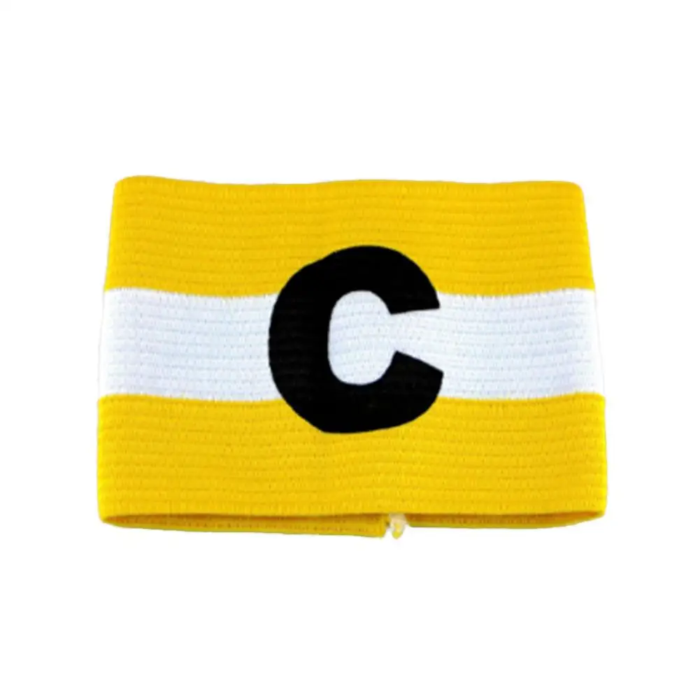 

1PCs High Elastic Nylon Arm Band Leader Competition Football Captain Armband Soccer Captain Armband Group Armband