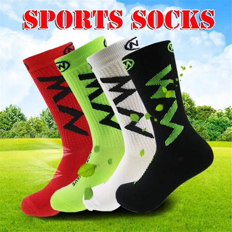 

Summer Men's Sport Cycling Socks Bike Riding Socks Breathable Outdoor Running Socks Fit For 40-45