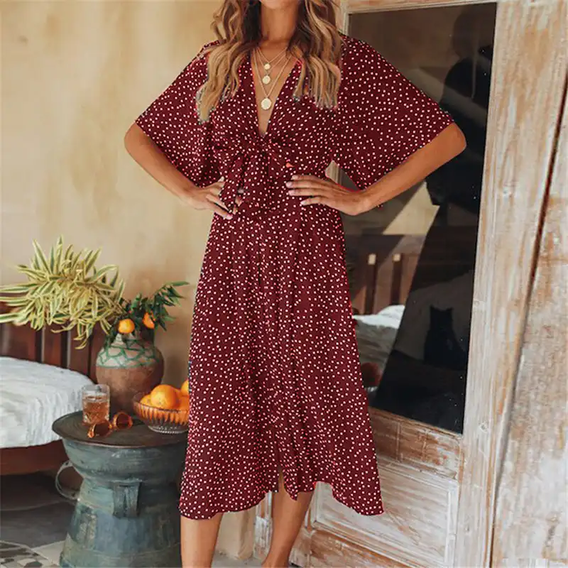 sexy boho dress
