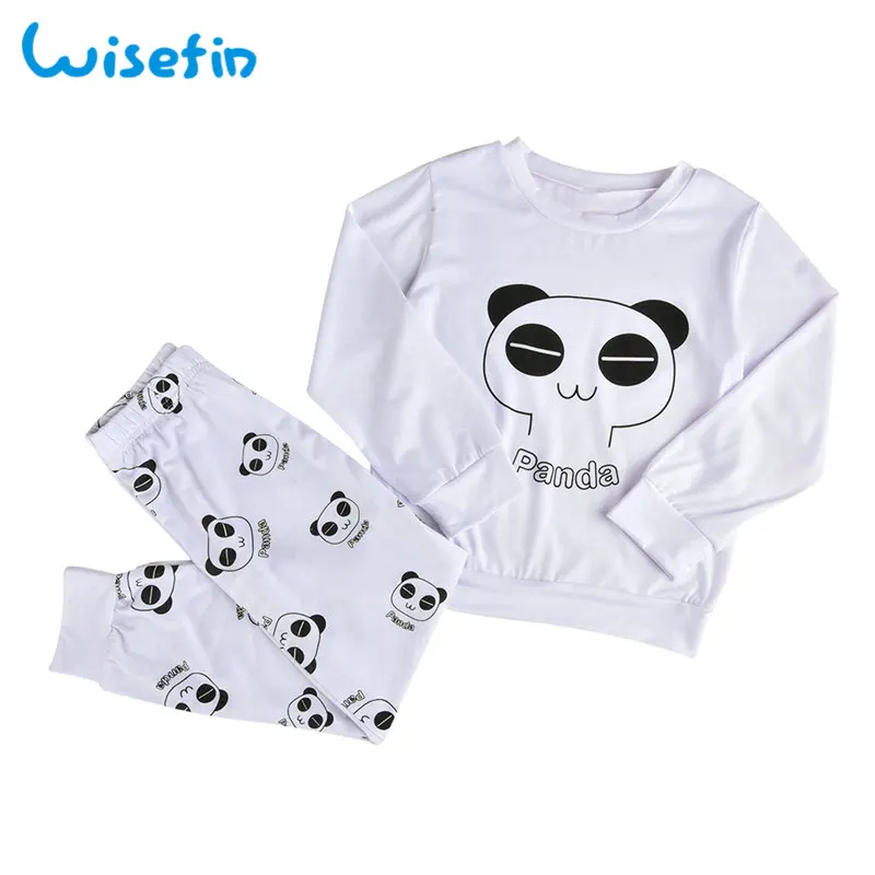 

Wisefin Cute Panda Clothes Set For Kids Boy Girl Long Sleeve Sweatshirt Boy Clothing Set 5-8 Years Kids Clothes Set Boy Spring