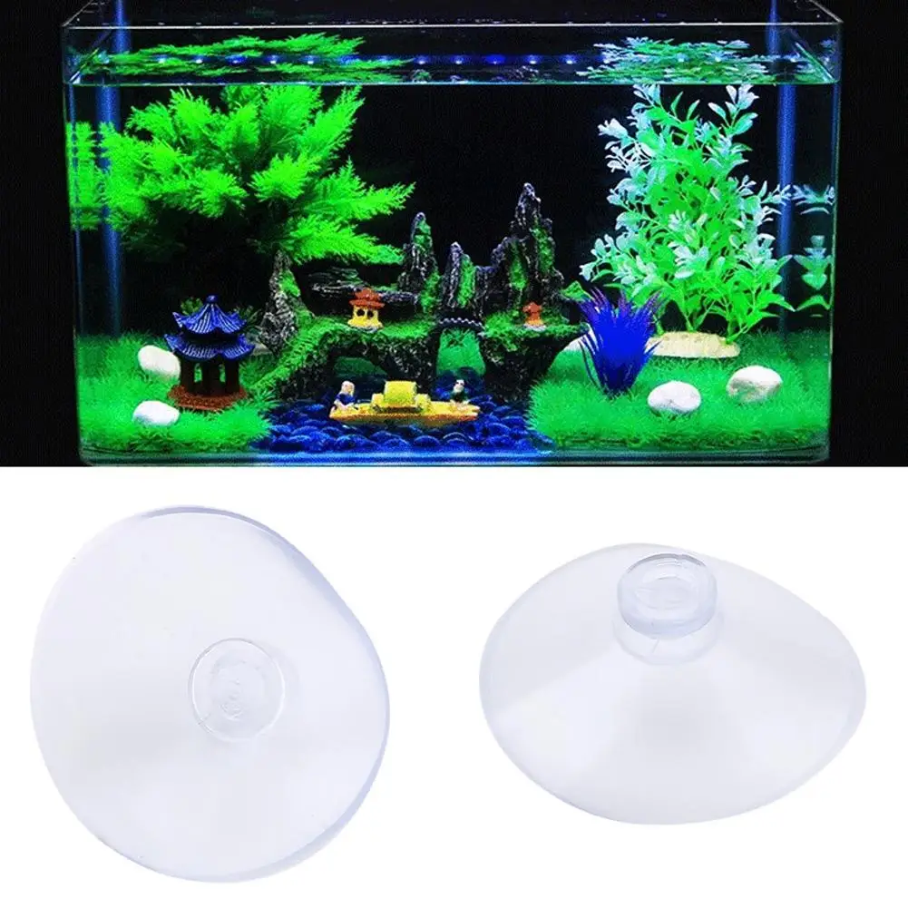 Newest 50 pcs Home Aquarium Suction Cup Holders Sucker Fish Tank Hose