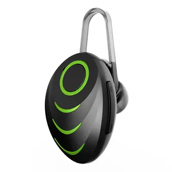 

Mini Wireless Noise Cancelling Bluetooth Headset V4.0 Stereo Fashion Sports Headphones black+green
