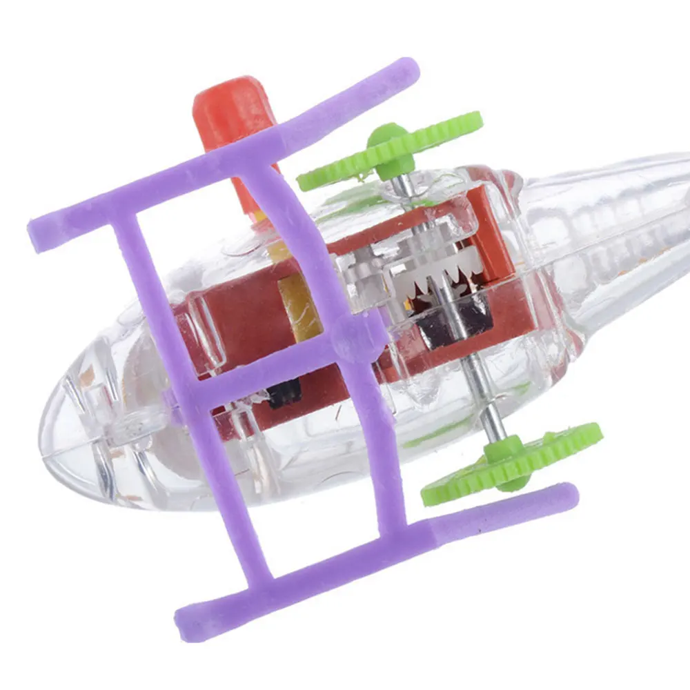 Игрушечный часовой механизм самолета, игрушки для минисамолет, цветные пластиковые подарки, игра в самолет, забавные детские вертолёты для улицы