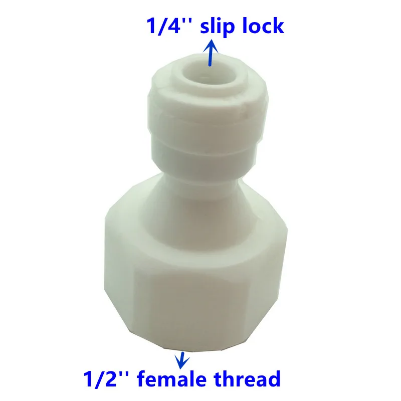 

F136 Slip Lock Adapter 1/2'' female thread to 1/4'' quick push Connectors