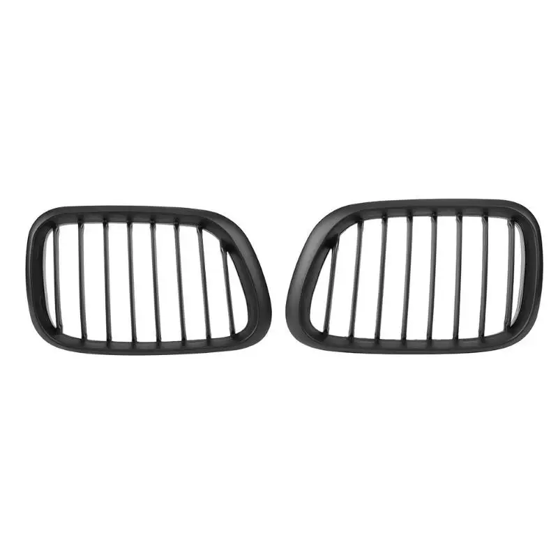 

1 Pair Gloss Black Front Hood Kidney Grille for BMW E36 318i 320i 1997-1999