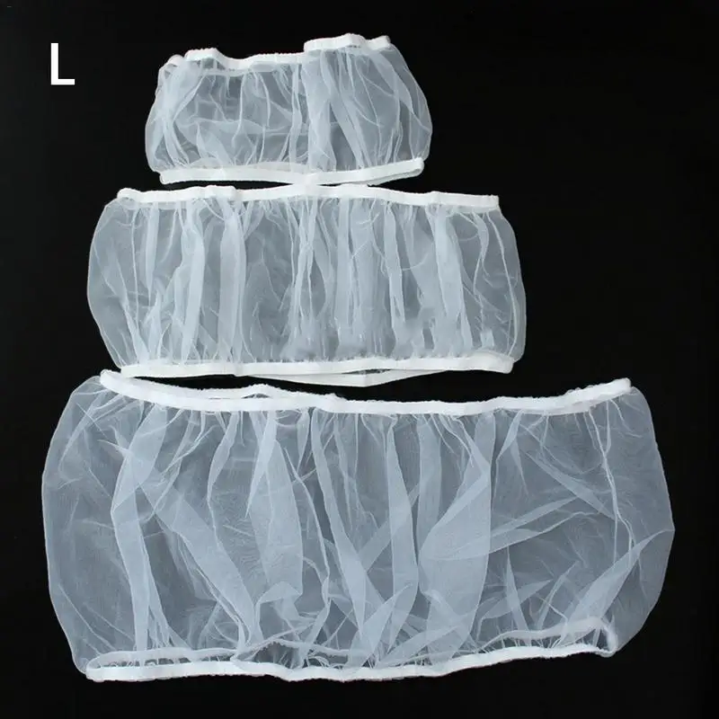 3 Colors Bird Cage Gauze Unique Soft Easy Cleaning Nylon Airy Fabric Mesh Bird Cage Cover Shell Skirt Seed Catcher Guard