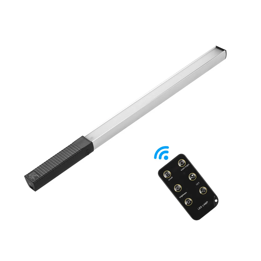 Handhled LED Video Light Wand Dimmable Bi color Photo Studio Camera