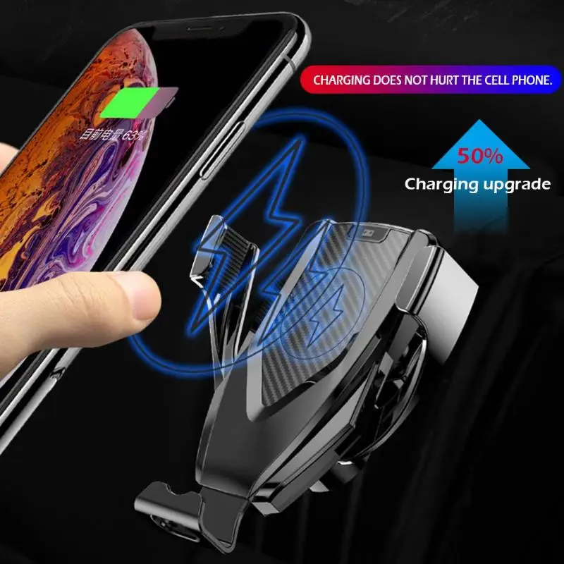 Автомобильное беспроводное зарядное устройство Smart Sensor 10 Вт держатель для