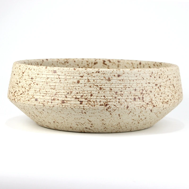 

Modern China Ceramic Washing Basin Handmade Porcelain Bathroom Washing Sinks Round Countertop Sinks