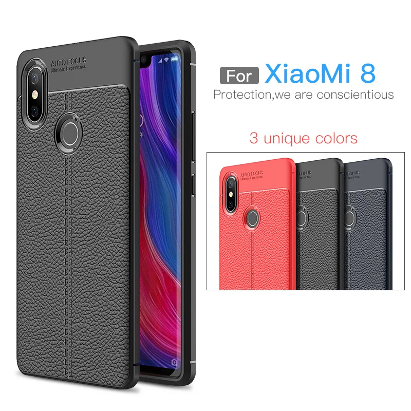 Кожаный зернистый ТПУ чехол для Xiaomi Mi8 Lite 8SE 8 Note6 6A PRO 6 MI8 explorer Redmi S2 Note 5A защитный из