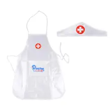 Горячая Новинка 1 одежда 1 шляпа ролевые игры Набор игрушек доктор одежда игрушки дети играть роль доктора комплект для медсестры для детей девочка игрушка