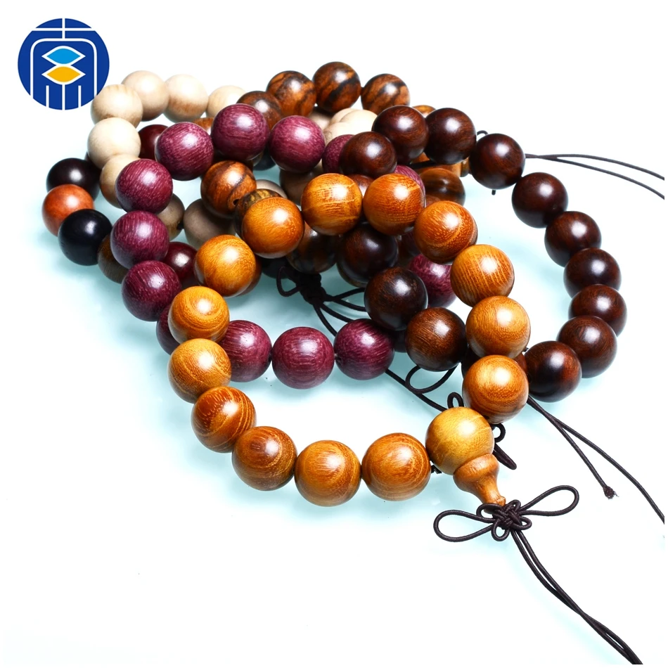

JuleeCrystal Sandalwood Prayer Bracelets Wholesale Rosewood Natural Wooded Bracelet For Women Men Wooden Bangles Jewelry