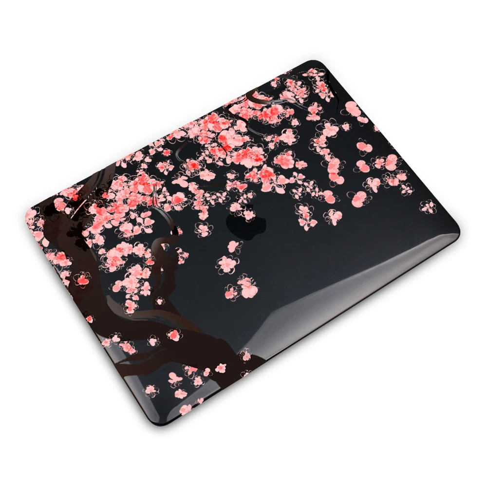 Вишня в цвету принт Жесткий Чехол для ноутбука Macbook Air 13 A1466 A1932 A2179 M1 2020 Pro 15 и 16