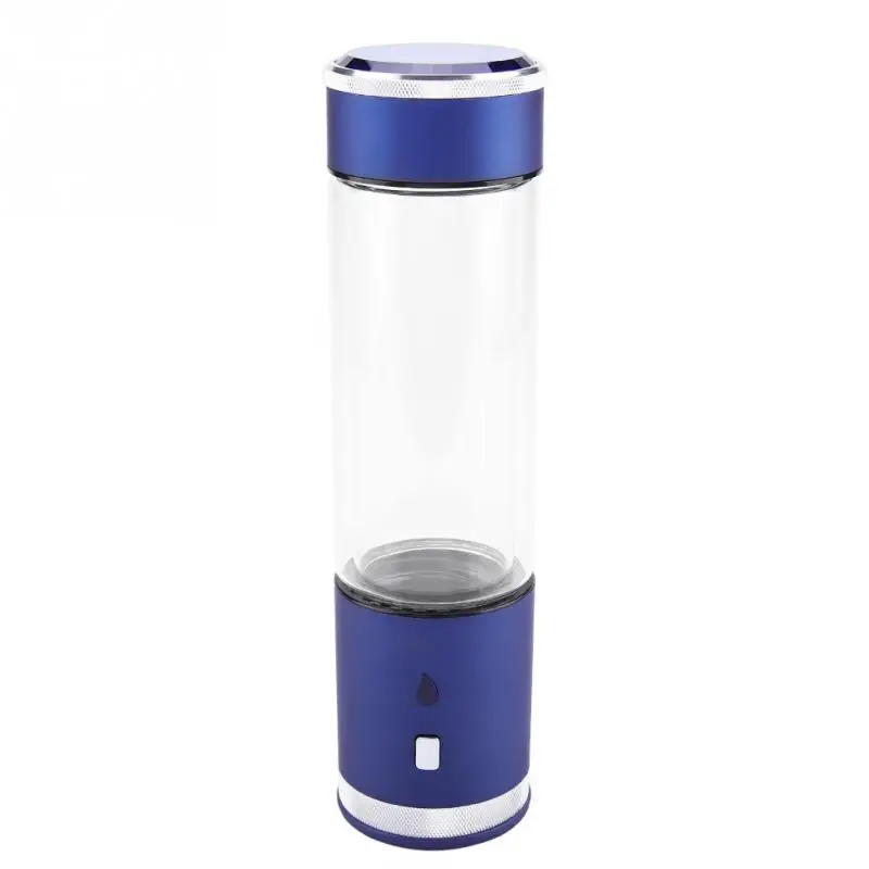 

New 400ml Rechargeable Rich Hydrogen Water Generator electrolysis Energy Hydrogen-rich Antioxidant ORP H2 Water Ionizer Bottle