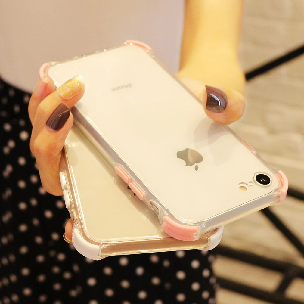 

Hard Case For Iphone 7 8 X XR MAX Plus 6 6S 5 5S Phone Bag Luxury Crystal Shockproof Plastic Acrylic Silicone Coque For Iphone 7
