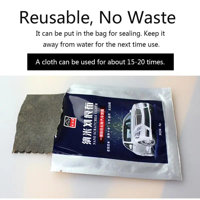 

2019 Car Scratch Repair Cloth Brush Nano Material Surface Rags Car Cloth For Automobile Light Paint Scratches Remover Scuffs
