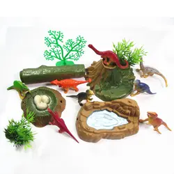Мода динозавр модель песок стол декорации игрушка комплект дети играть игрушки