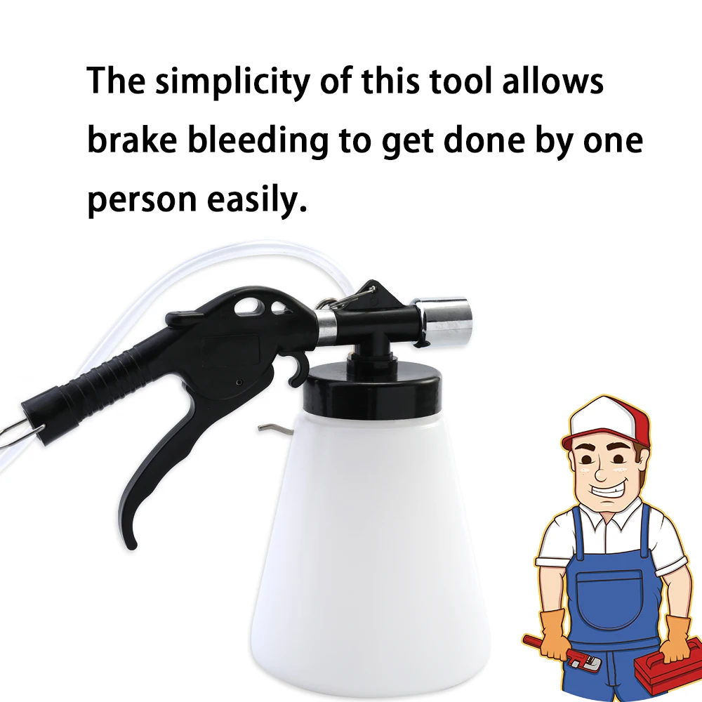 Car Brake Fluid Replacement Equipment Machine Brake Pumping Oil Supplement Accessories Vacuum Type Oiler Tube Fill Bottle Set