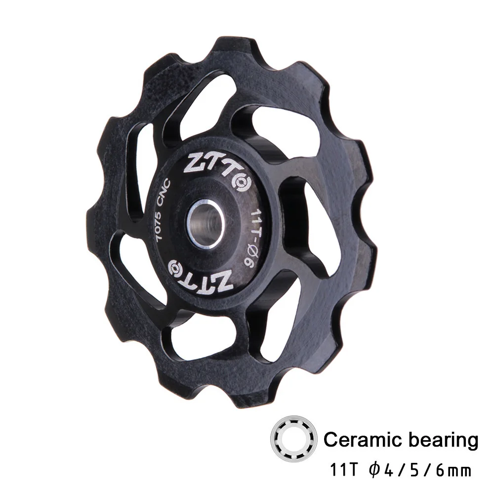 

11T Bicycle Shifters Speed Switch MTB Mountain Road Bike Rear Derailleur Ceramic Bearing Pulley Guide Rear Switch Rollers