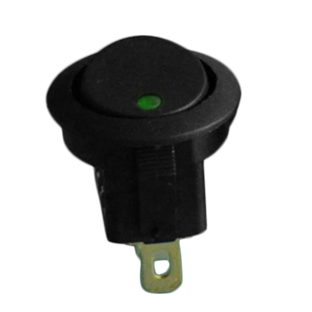 

Keyhole Eye Car Modified Switch Car Boat Round Dot KCD1-101EN 12V LED Push Button Lights ON/OFF Round LED Rocker Switch Dash