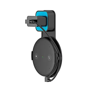 

Wall Outlet Mount Holder Hanger Stand Compatible with Echo Input Plug in Kitchen Bathroom Bedroom Hides The Echo Input Cord