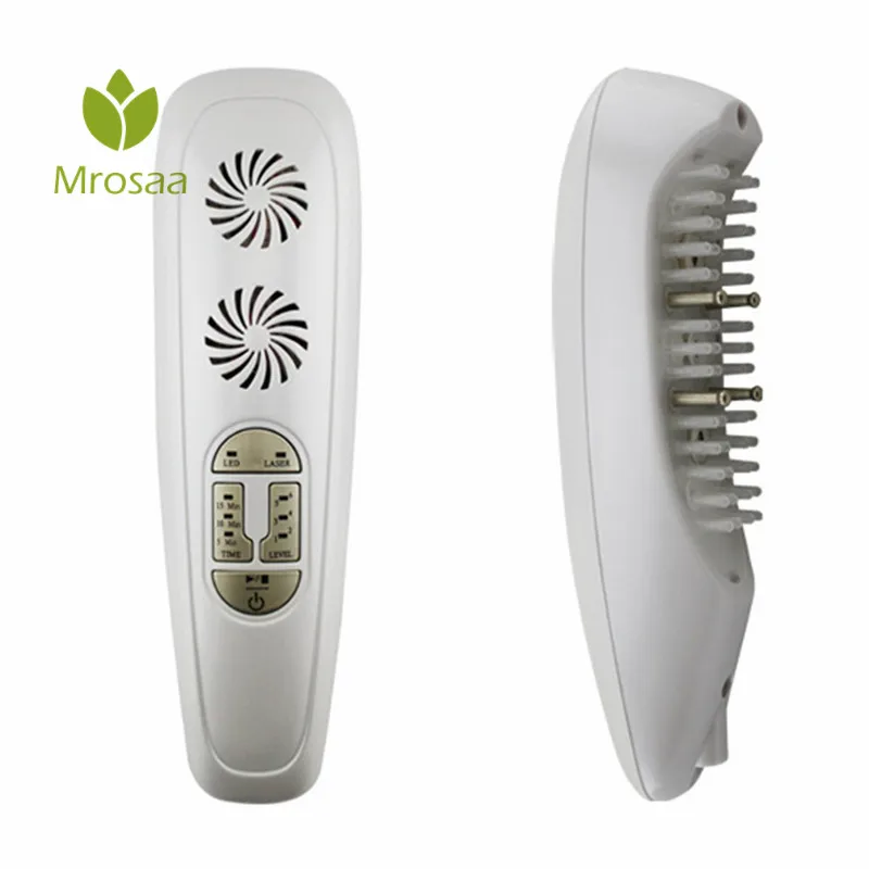 

3 in1 Head Massager Micro Current LED Light Hair Growth Laser Comb Hair Scalp Health Care Device Massage Therapy Tool Gift