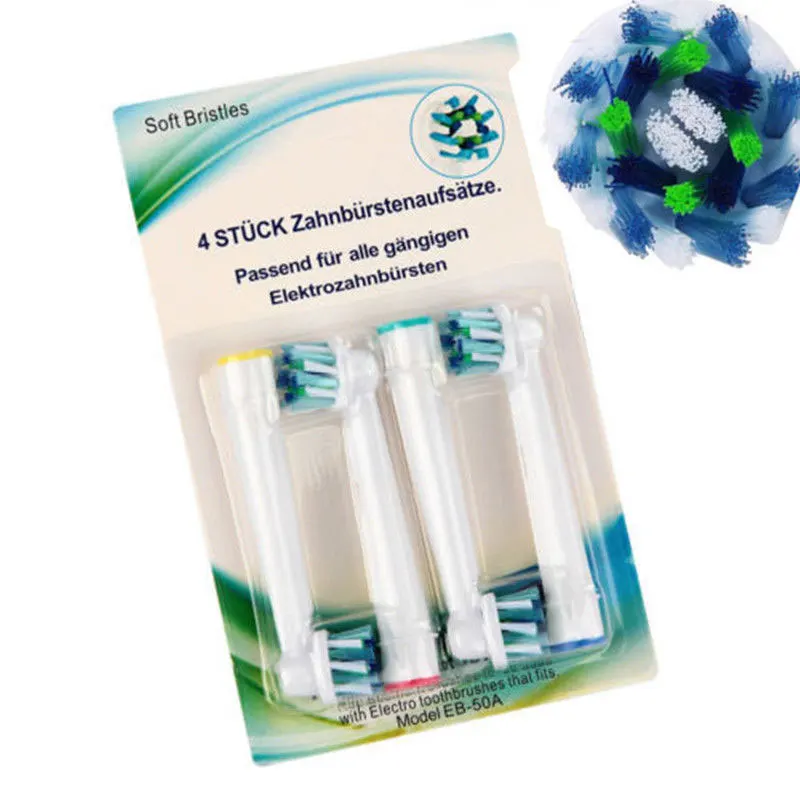 

100PCS Electric toothbrush heads Compatible for Braun Oral b Replacement Brush Heads for Oral-B Tooth Brush Vitality Dual Clean