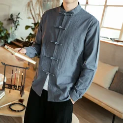 Cotton Chinese Jacket Men Kimono Jackets Cardigan Linen Cotton Coat Traditional Tang Suit KungFu Clothes Thin Long Sleeve Shirt Cotton Chinese Jacket Men Kimono Jackets Cardigan Linen Cotton Coat Traditional Tang Suit KungFu Clothes Thin Long Sleeve Shirt