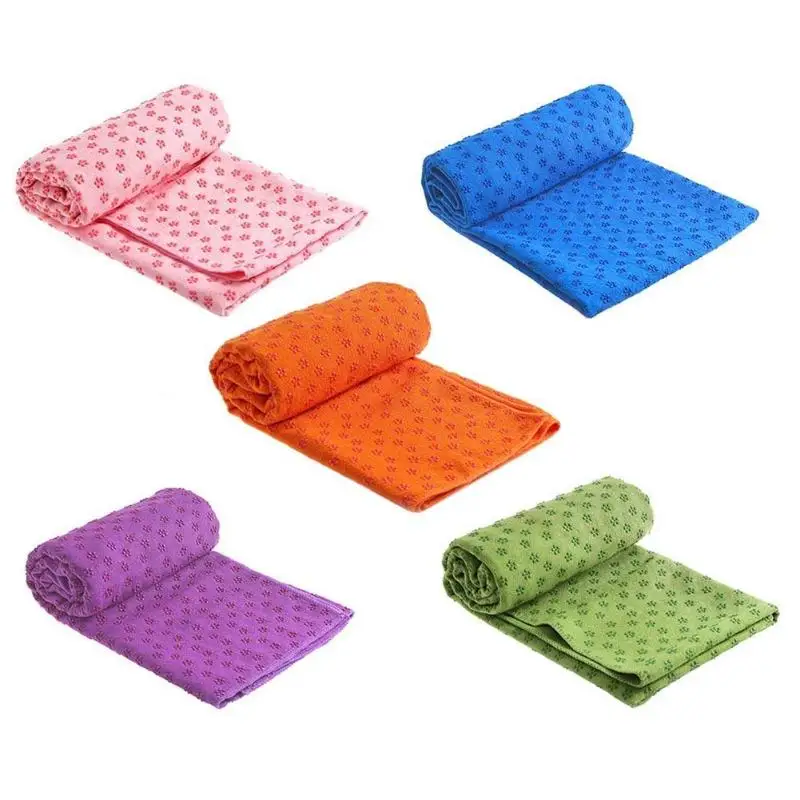 183*63cm Cotton Yoga Blankets Soft Travel Sport Fitness Exercise Yoga Pilates Mat Cover Towel Blanket Non-slip Sports Towel