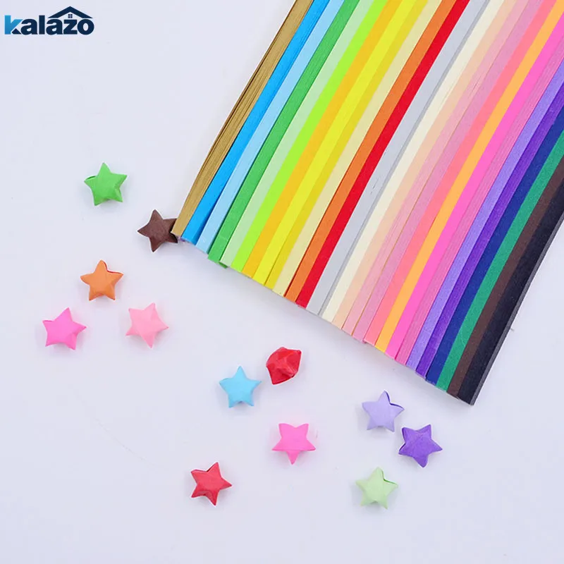 

5/7/10/27 Colors Mixed Color Set Paper Craft Folding Lucky Star Origami Paper Handmade DIY Material Supplies Home Decor Gift