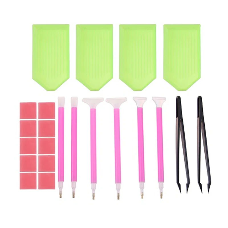 

hot sell Handmade Diamond Painting Tools Set Accessories DIY Diamond Painting Cross Stitch Embroidery Pen Tools