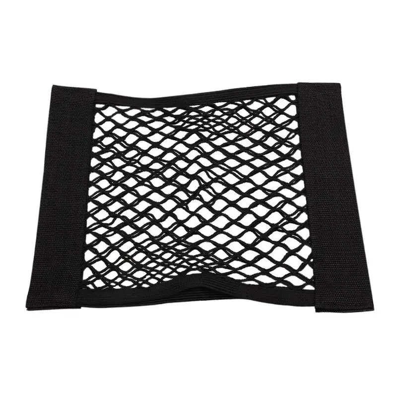 

VODOOL Car Back Rear Trunk Seat Elastic String Dual Layer Net Mesh Storage Bag Pocket Cage Auto Interior Organizer Car Styling