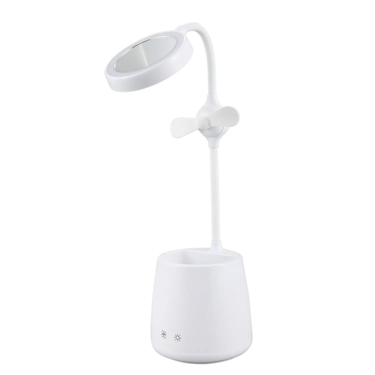 

Creative USB Charging Eye-Protection Lamp /Led Penholder Mirror Lamp/Folding Circular Cosmetic Table Lamp/Fan Lamp
