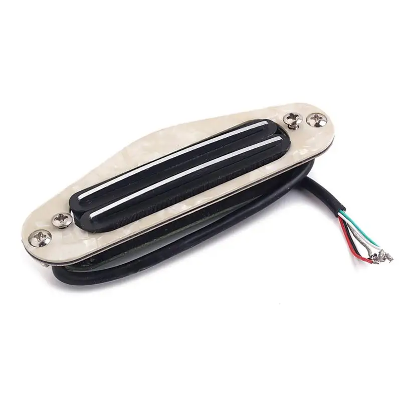 Электрогитара шеи двойная подставка Humbucker Пикап черная гитара Замена для Stratocaster