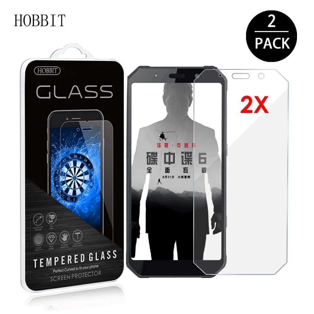 0.3MM 2.5D Clear Tempered Glass Screen Protector For AGM A9 A9 Pro Black TPU Back Cover Case for agm h1 Protection LCD Film
