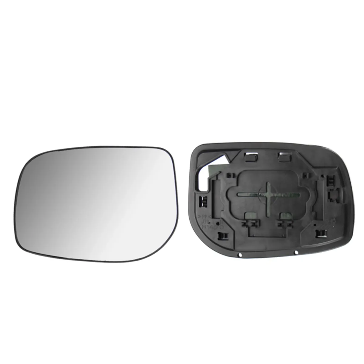 Fits 06-12 Toyota Rav4 Heated Right Passenger Convex Mirror Glass Lens w//Adhesiv