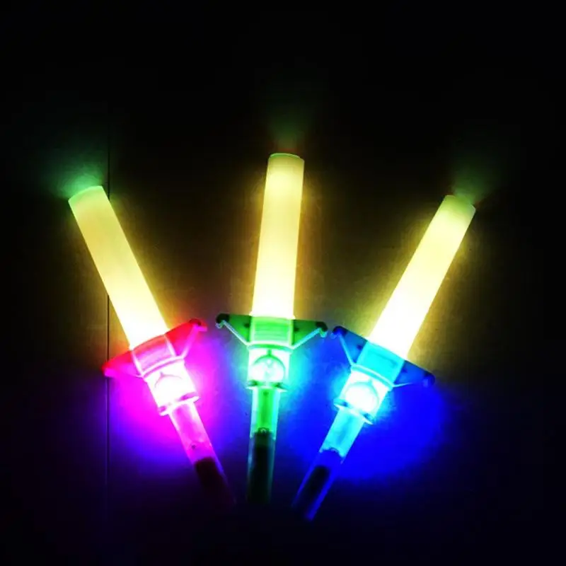 Электронный Светодиодный Волшебная палочка со звездой мигающие палочки светящиеся телескопические светящиеся палочки Вечерние наряды для Хэллоуина новые игрушки