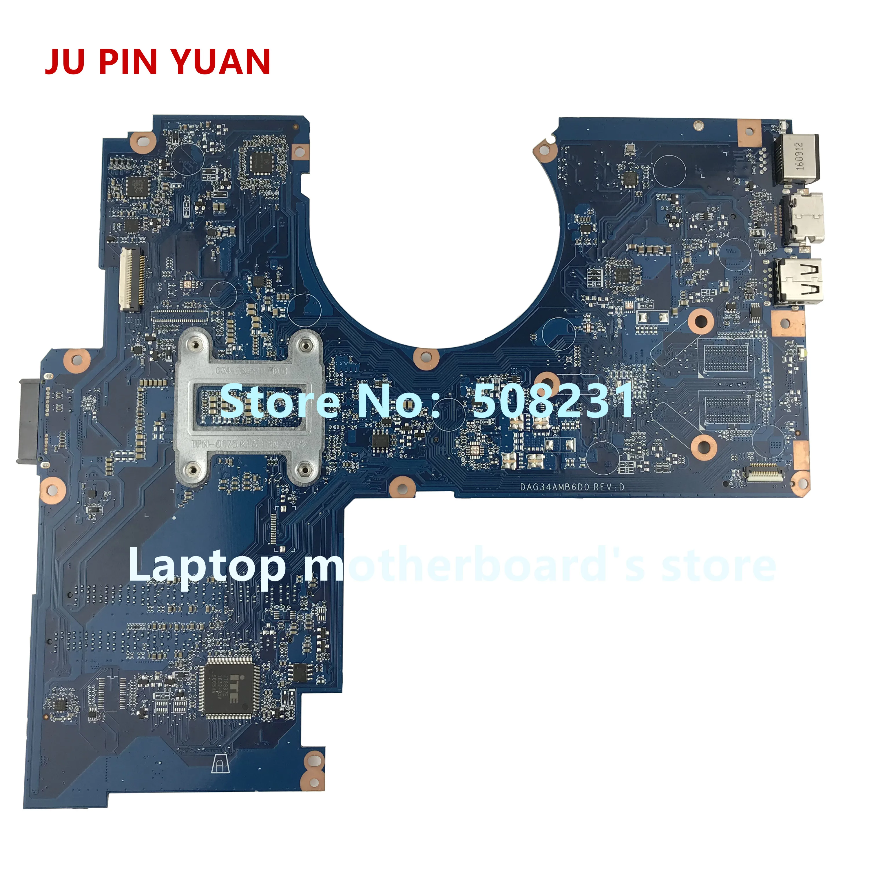 incredible  JU PIN YUAN 901574-601 901574-501 DAG34AMB6D0 for HP PAVILION NOTEBOOK 15-AU 15T-AU 15-AU018CA lapt