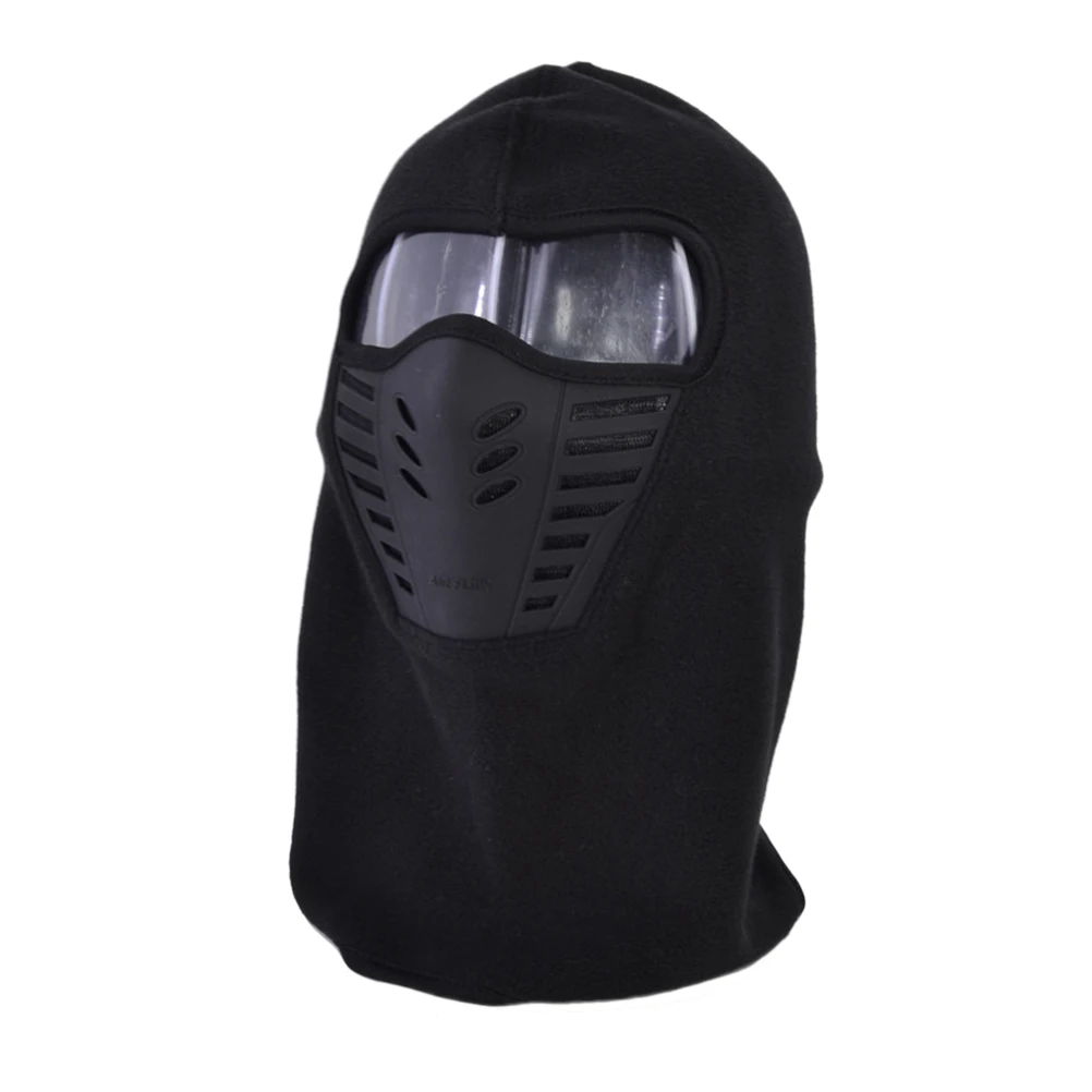 

1PC Breathable Machine-washable Wind Proof Practical Lightweight Fleece Hood Balaclava Face Mask for Skiing Cycling