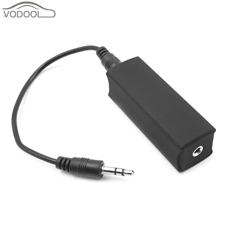 

Car Audio System Noise Isolator 3.5mm Jack Audio Cable Ground Loop Stereo Anti-jamming Eliminator Noise Cancelling Instrument